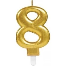 Mudanis 8 Rakam Mum Gold Renk