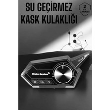 Shoplet Motorcu Kulaklığı Kask Kulaklığı Anc Özelliği Sesli Görüşme Özelliği