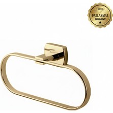 Premium Pirinç Marina Oval  Havluluk Gold
