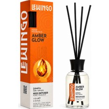 Livenda Amber Glow Bambu Çubuklu Oda Kokusu - 110 ml - Cam Şişe 