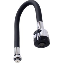Belirtilmemiş Kyrotech Esnek Silikon Musluk Başlığı 43 Cm, Kıvrılabilir Uzatma Hortumu, 360 Oynar Başlık, 2 Fonks