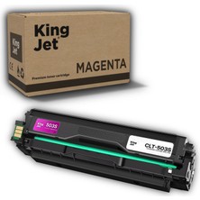 Kingjet Samsung Uyumlu CLT-M503S Standart Kapasiteli Kırmızı (Magenta) Çipli Muadil Toner