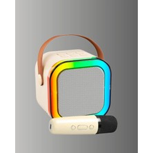 Twin Store Taşınabilir Karaoke Mikrofon Seti Bluetooth Hoparlörlü Yeni Nesil