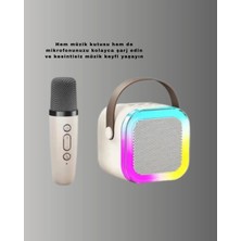Twin Store Kablosuz Karaoke Mikrofon Hoparlör Seti Güçlü Ses Çıkışı Yeni Nesil