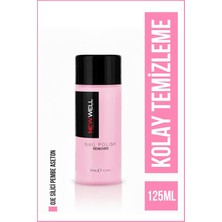 Belirtilmemiş New Well Oje Silici Pembe Aseton,besleyici Red Orange 125 ml