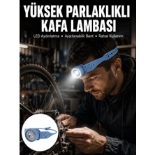 MiraLive Hafif ve Taşınabilir Kamp Kafa Lambası Ayarlanabilir Işık Yeni Nesil