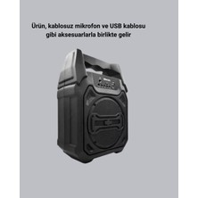 Shoplet Taşınabilir Bluetooth Hoparlör – Fm Radyo, Usb, Sd Kart ve Tws Özellikli
