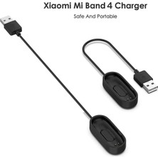 Dmay Xiaomi Mi Band 4 Uyumlu USB Şarj Cihazı Dock Kablosu 15CM