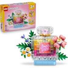 Esranın Dünyası LEGO Creator 3’ü 1 Arada Çiçekli Dekoratif Parfüm Şişesi 31383 | 8 Yaş ve Üzeri Çocuklar Için Renkli Etiketler ve Smoothie Menüsü Içeren Yaratıcı Oyuncak Yapım Seti, Hediye Fikri (286 Parça)