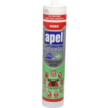 Esranın Dünyası Apel Proseries High Tack Korniş Montaj Silikonu Ultra Hızlı Güçlü Yapıştırıcı Beyaz 290 ml