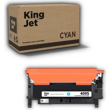 Kingjet Samsung Uyumlu CLT-C409S Standart Kapasiteli Mavi (Cyan) Çipli Muadil Toner | CLX-3175FW