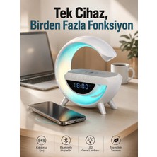 İlk El Grup Ieg™ Android Uyumlu Akıllı Bluetooth Hoparlör Kablosuz Şarj Cihazı Standı