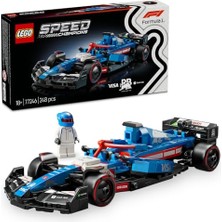 Esranın Dünyası LEGO Speed Champions Visa Cash App Rb Vcarb 01 F1 Yarış Arabası 77246 | Yetişkinler Için Rb Kıyafeti ve Kanatlı Kask Giyen Sürücü Minifigürü Içeren Model Yapım Seti, Hediye Fikri (248 Parça)