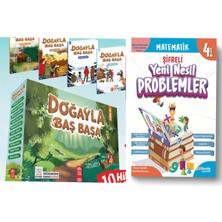 Model Eğitim Yayıncılık 4.sınıf Doğayla Baş Başa Hikaye Seti - 10 Kitap ve  Yeni Nesil Problemler