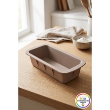 Vivenda Silikon Baton Kek Kalıbı Dikdörtgen Yapışmaz Kolay Çıkan Ekmek Kek Pasta Kalıbı 27X14X7 cm