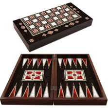 Belirtilmemiş Staroyun 1020807 Tavla-Set, 25 x 48 x 6 Cm, Polyester, Antik-Optik