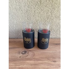 Sanat Taciri 2 Adet Ehlikeyf + 2 Adet Kulüp Rakı Bardağı Kapalı Sulu Ehlikeyf