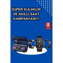 İlk El Grup Yeni Nesil Kampanyası Bluetooth Bağlantılı Akıllı Saat ve Kablosuz Kulaklık Dijital Gösterge