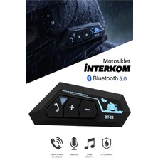 Genel Tedarik Bluetooth Mikrofonlu Kablosuz Kask Interkom Kulaklık Rgb LED Işıklı 2 Yıl Garantili