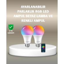 Sora Home Akıllı 9W Rgbw LED Ampul, Tasaruflu Romantik Işıklı
