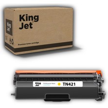 Kingjet Brother Uyumlu TN-421 Sarı Standart Kapasiteli (Tekli) Muadil Toner | DCP-L8410CDN