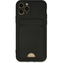 Esplendor Newface Apple iPhone 11 Pro Kılıf Kelvin Kartvizitli Silikon - Siyah