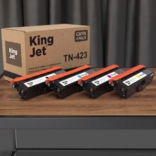 Kingjet Brother Uyumlu TN-423 Yüksek Kapasiteli (4 Renk Takım) Muadil Toner | HL-L8260CDW