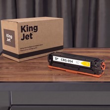 Kingjet Canon Uyumlu CRG-054 Sarı Standart Kapasiteli (Tekli) Çipli Muadil Toner | MF641CN