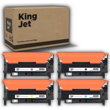 Kingjet Samsung Uyumlu CLT-K404S Standart Kapasiteli 4 Renk (Takım) Çipli Muadil Toner | SL-C480FW