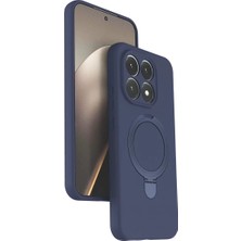 Elivora Newface Xiaomi Mi 15T Regal Magsafe Standlı Kapak - Lacivert