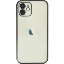 Elivora Newface Apple iPhone 11 Kılıf Razer Lensli Silikon - Siyah