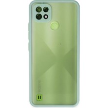 Elivora Newface Realme C21 Kılıf Montreal Silikon Kapak - Turkuaz
