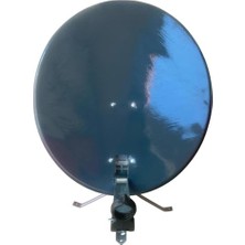 Omrs Store Kalın Saçlı Siyah Uydu Çanak Anteni 80 cm