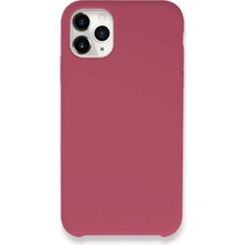 Elivora Newface Apple iPhone 11 Pro Max Kılıf Lansman Legant Silikon - Fuşya