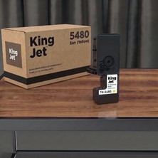Kingjet Kyocera Uyumlu TK-5480 Standart Kapasiteli Sarı (Yellow) Muadil Toner Çipli | Ecosys MA2101CFX