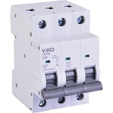 Esranın Dünyası Viko 10VTB-3C32 Otomatik Sigorta 10KA C Tipi 3 Kutup 32A