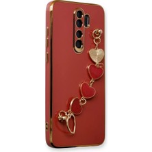 Elivora Newface Xiaomi Redmi Note 8 Pro Kılıf Esila Silikon - Kırmızı