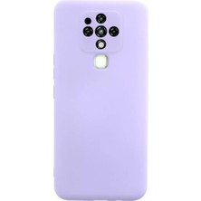 Elivora Newface Tecno Camon 16 Kılıf Nano Içi Kadife Silikon - Lila