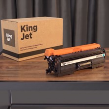 Kingjet Hp Uyumlu CE741A Mavi Standart Kapasiteli (Tekli) Çipli Muadil Toner | Color Laserjet Professional CP5225