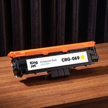 Kingjet Canon Uyumlu CRG-069 Sarı Standart Kapasiteli (Tekli) Çipli Muadil Toner
