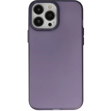 Elivora Newface Apple iPhone 14 Pro Max Kılıf Modos Metal Kapak - Mor