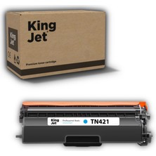 Kingjet Brother Uyumlu TN-421 Mavi Standart Kapasiteli (Tekli) Muadil Toner | DCP-L8410CDW