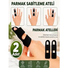 Ankaflex 2’li El Parmak Ateli Artrit Rahatlaması Ağrı Giderici Işaret Orta ve Yüzük Parmaklarına Uygun Koruma Aparatı