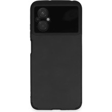 Elivora Newface Xiaomi Poco M5 Kılıf Loop Deri Silikon - Siyah