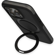 ALK Joko  Iphone 15 Pro Max Zorda Airbag Magsafe Standlı Kapak - Siyah