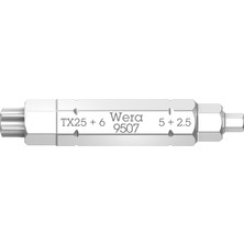Belirtilmemiş Wera - 05073202001-4'Ü 1 Arada Uç, 9507 Sb 4'ü 1 Arada Uç 2, 2,5; 5; 6 x Tx 25 x 37 mm