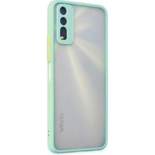 Elivora Newface Vivo Y11S Kılıf Montreal Silikon Kapak - Turkuaz