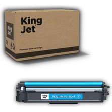 Kingjet Brother Uyumlu TN-221 Mavi Standart Kapasiteli (Tekli) Muadil Toner | HL-3170CDW