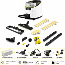 Karcher Sc 5 Deluxe Signature Line Profesyonel Max Set 2200W 4 Bar Profesyonel Buharlı Temizlik Makinesi - Vapohydro Fonksiyonlu Sıcak Su Püskürtme Özelliği - Kimyasalsız %99.99 Bakteri Öldürücü