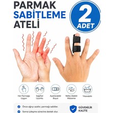 Ankaflex 2 Adet Işaret Parmak Ateli/destekleyici, Çekiç Parmak Eklemi Sabitleme Kırık Koruma ve Düzeltme Aparatı